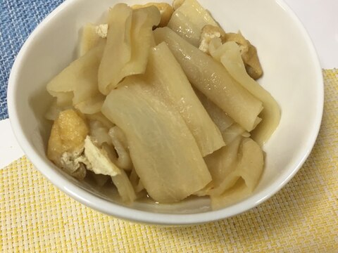 干し大根と油揚げの煮物